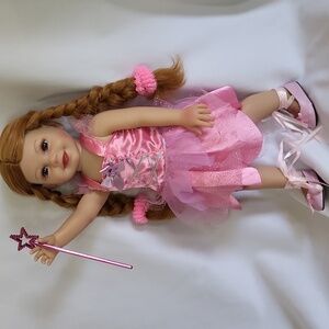 REALISTIC Toddler Doll BABESIDE Doreen LIKE NEW 18" Vinyl Anatomically Correct